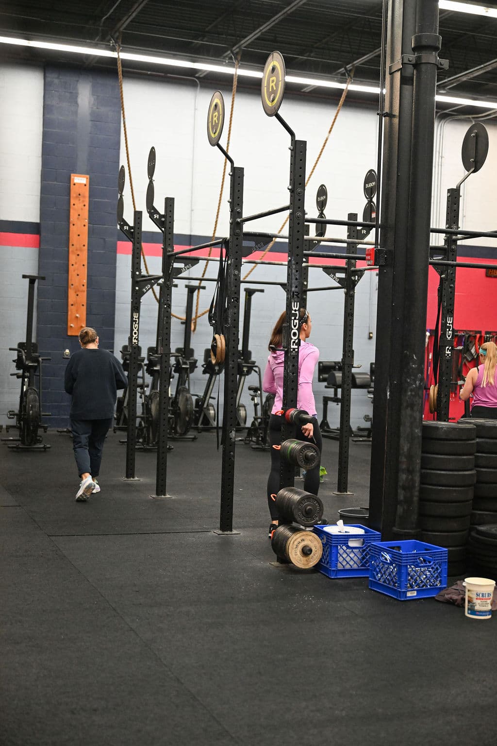 The open training floor at Monument Fitness in Charlestown