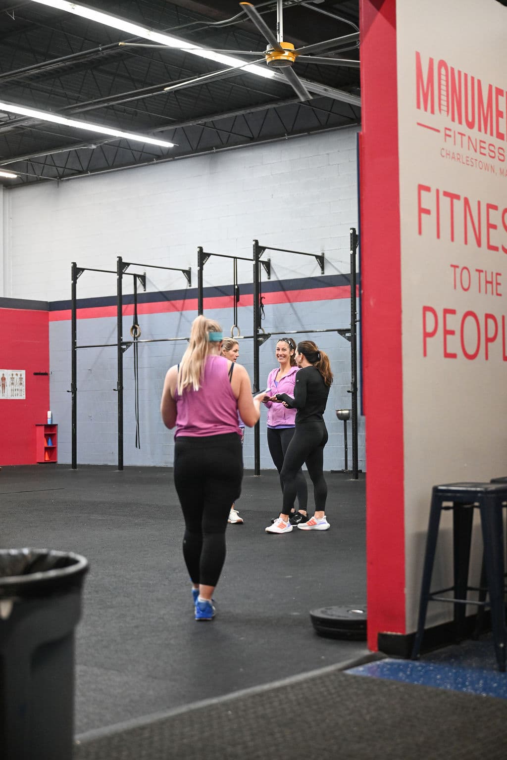 Women's only fitness class at Monument Fitness in Charlestown, MA
